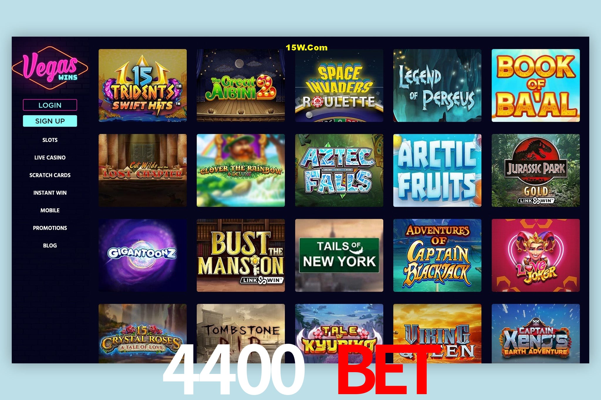 Bonus Features 4400 Bet
